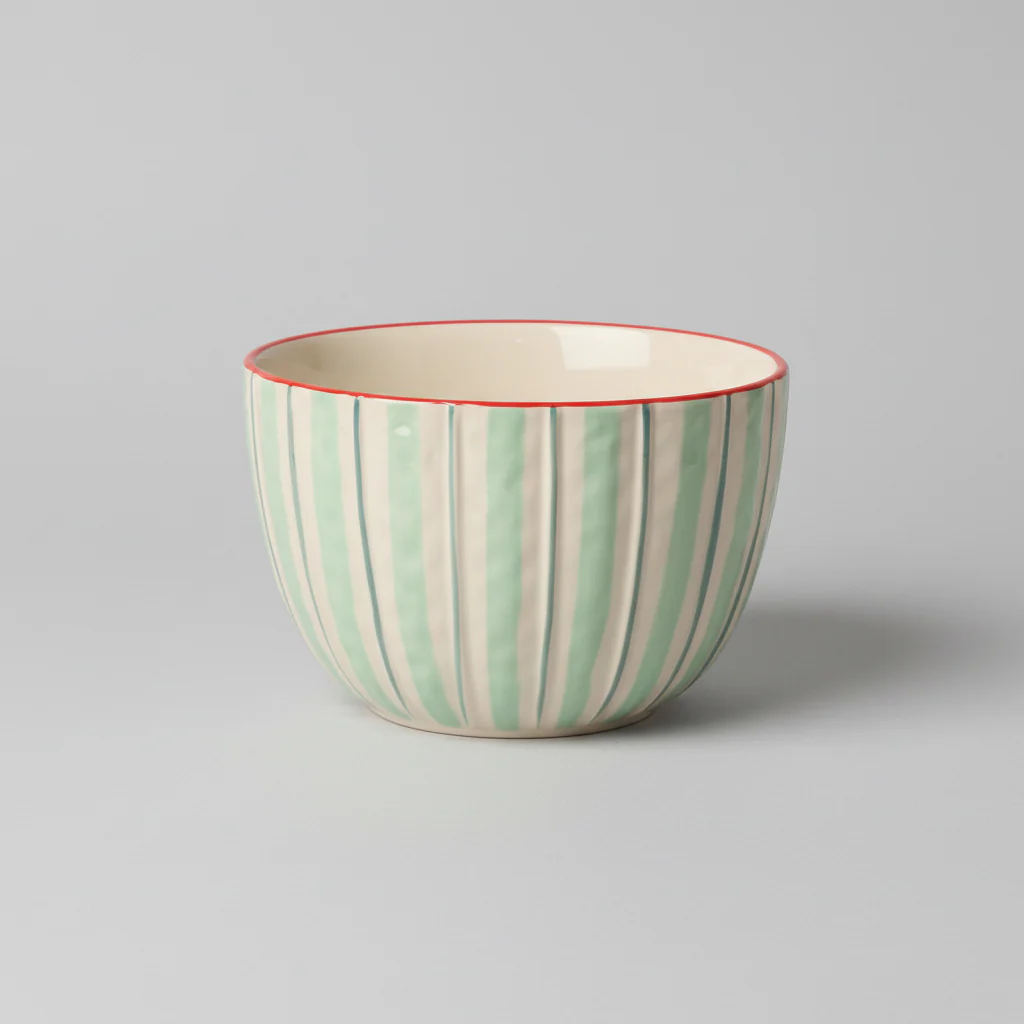 Salatschüssel mint petrol rot | ø19 cm - Image 3