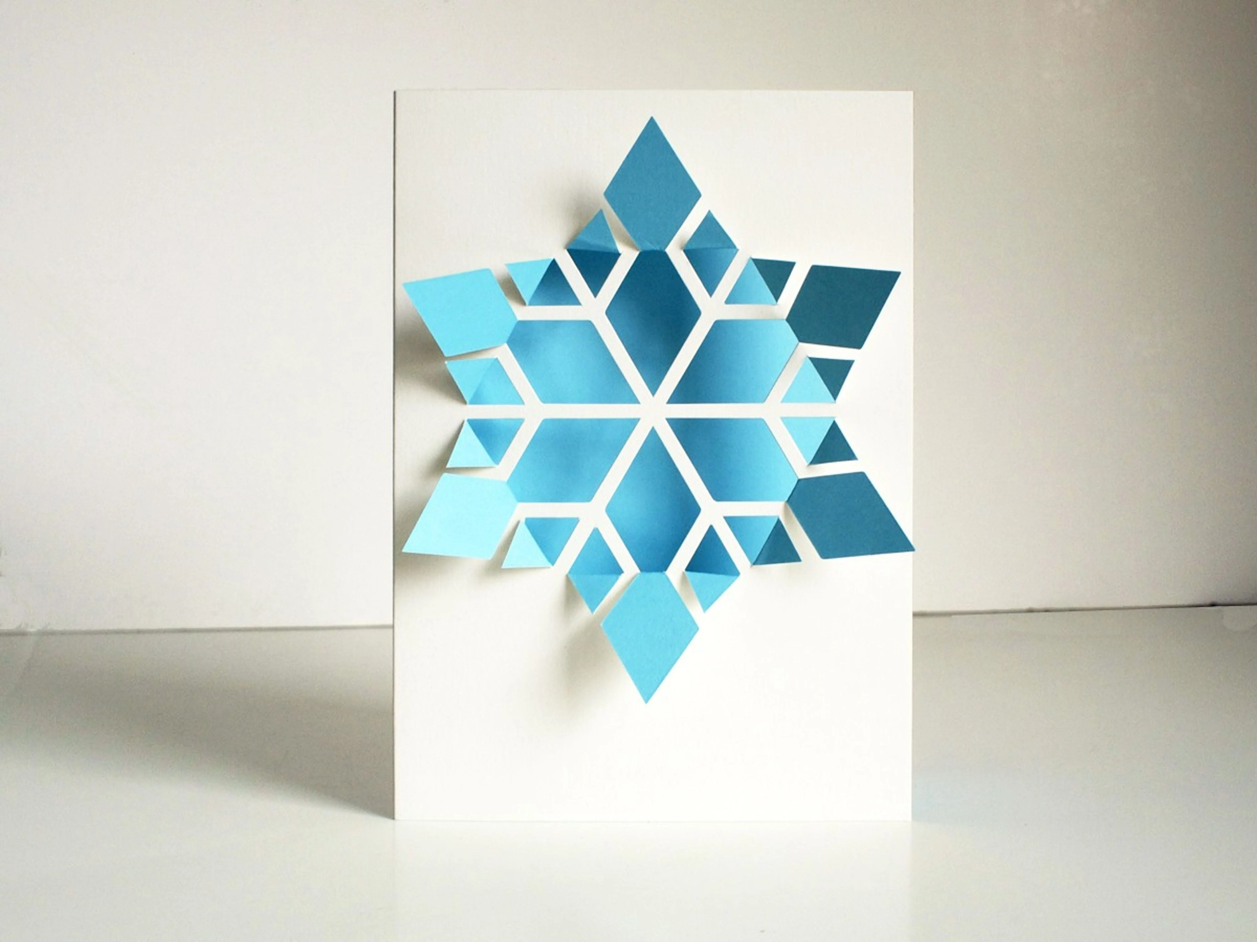 Schneeflocke - Fold Out Karte
