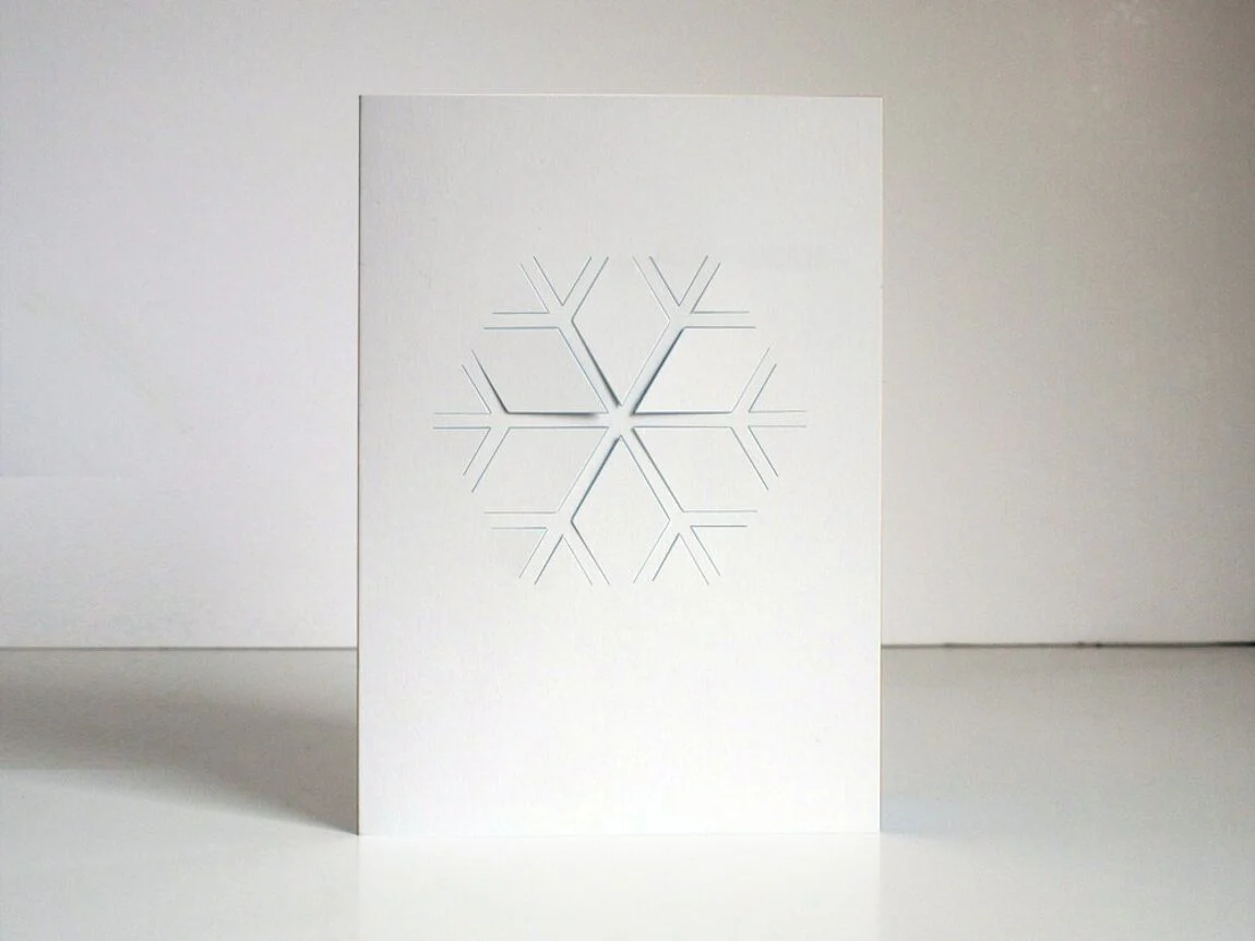 Schneeflocke - Fold Out Karte - Image 2