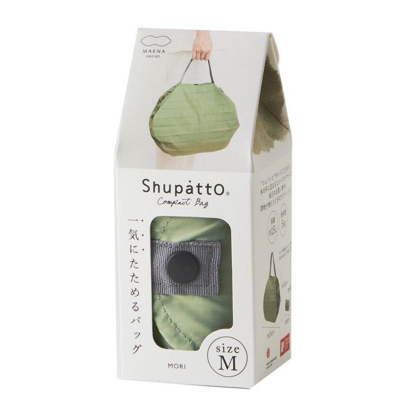 Shupatto grüne kompakte Falttasche M - Forest (Mori) - Image 8