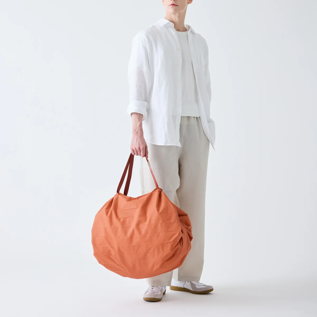 Shupatto kompakte Falttasche L - Brick Brown - Image 3