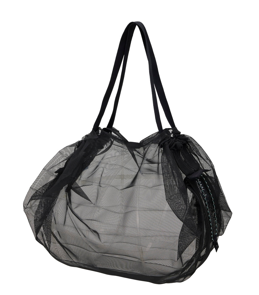 Shupatto Mesh Bag 25L Schwarz | Japanische Falttasche