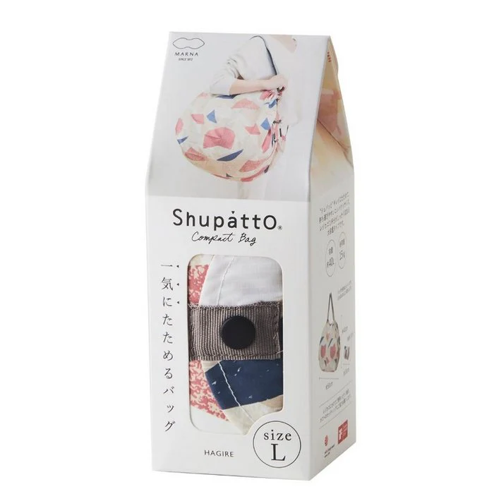 Shupatto pastellfarbene faltbare große Tasche L - Scraps (Hagire) - Image 7