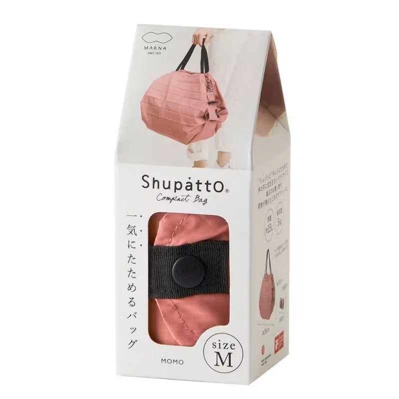 Shupatto rosa kompakte Falttasche M - uni / Momo - Image 9