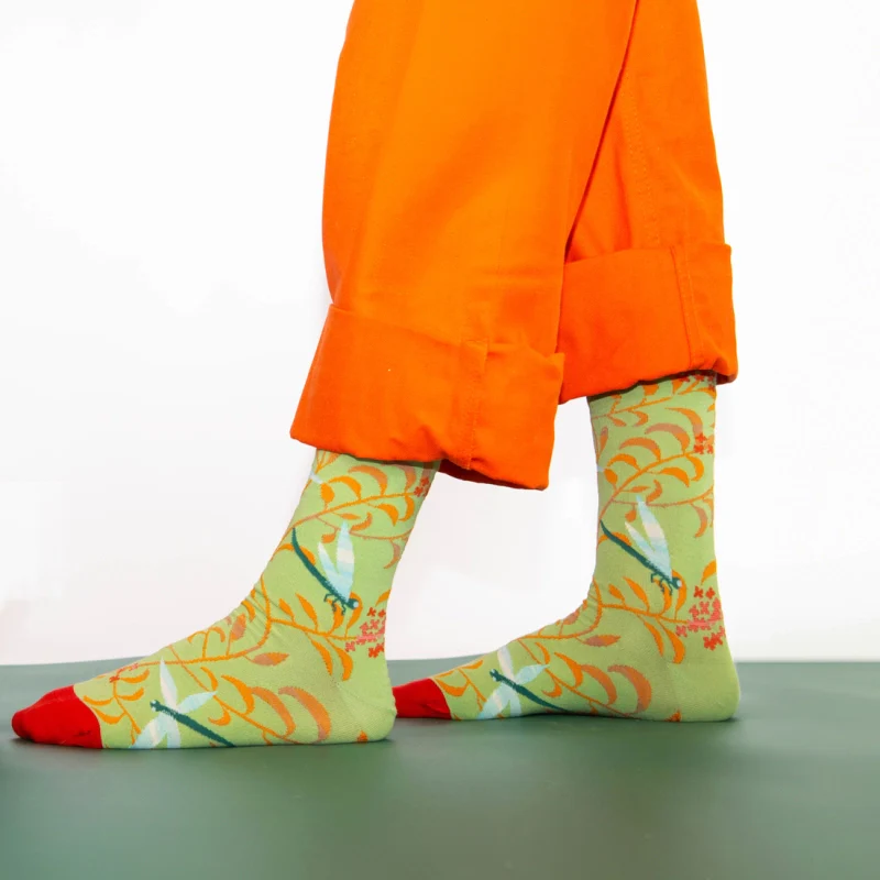 Socken Libelle Lime von Bonne Maison - Image 3