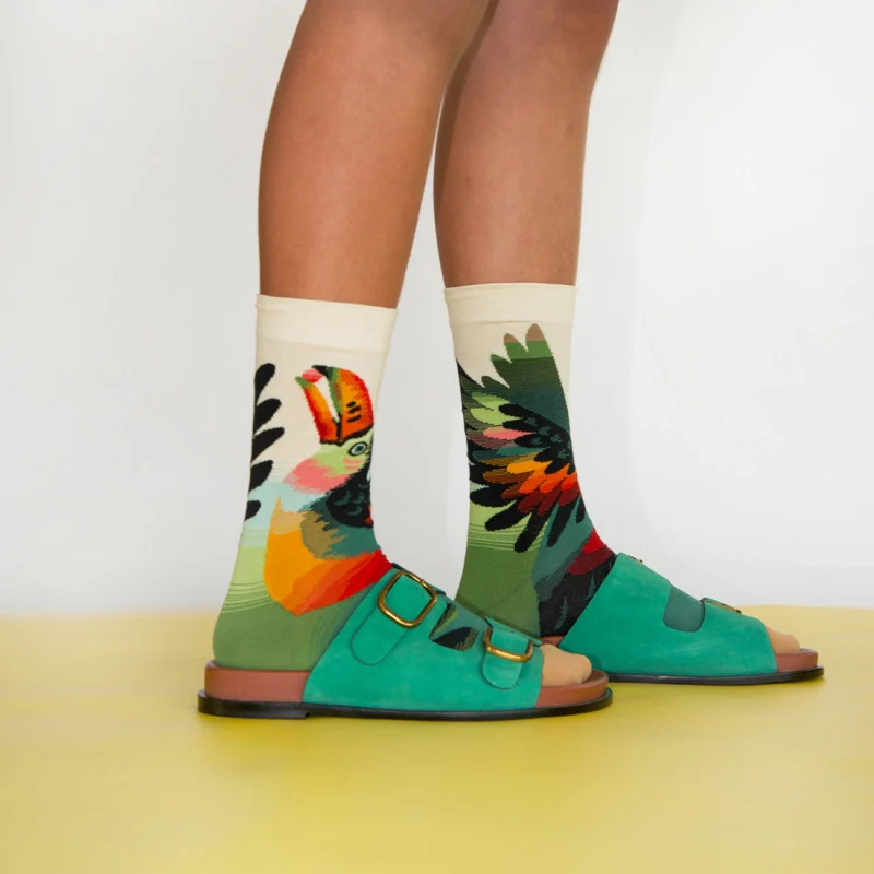 Socken Toucan Naturel von Bonne Maison - Image 3