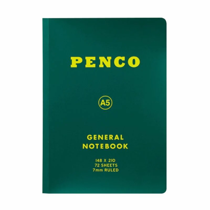 Soft PP Notebook A5 Green - grün - ruled | liniertes Notizbuch