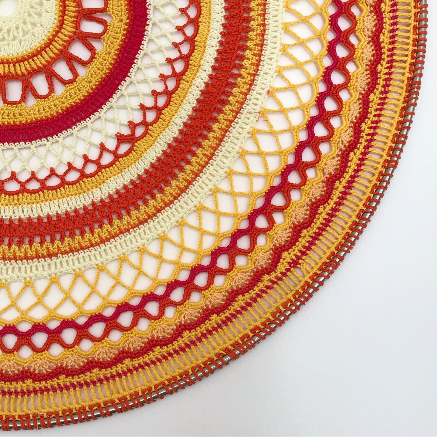 Sonnen- Mandala - Kunst für die Wand 1qm - Image 3