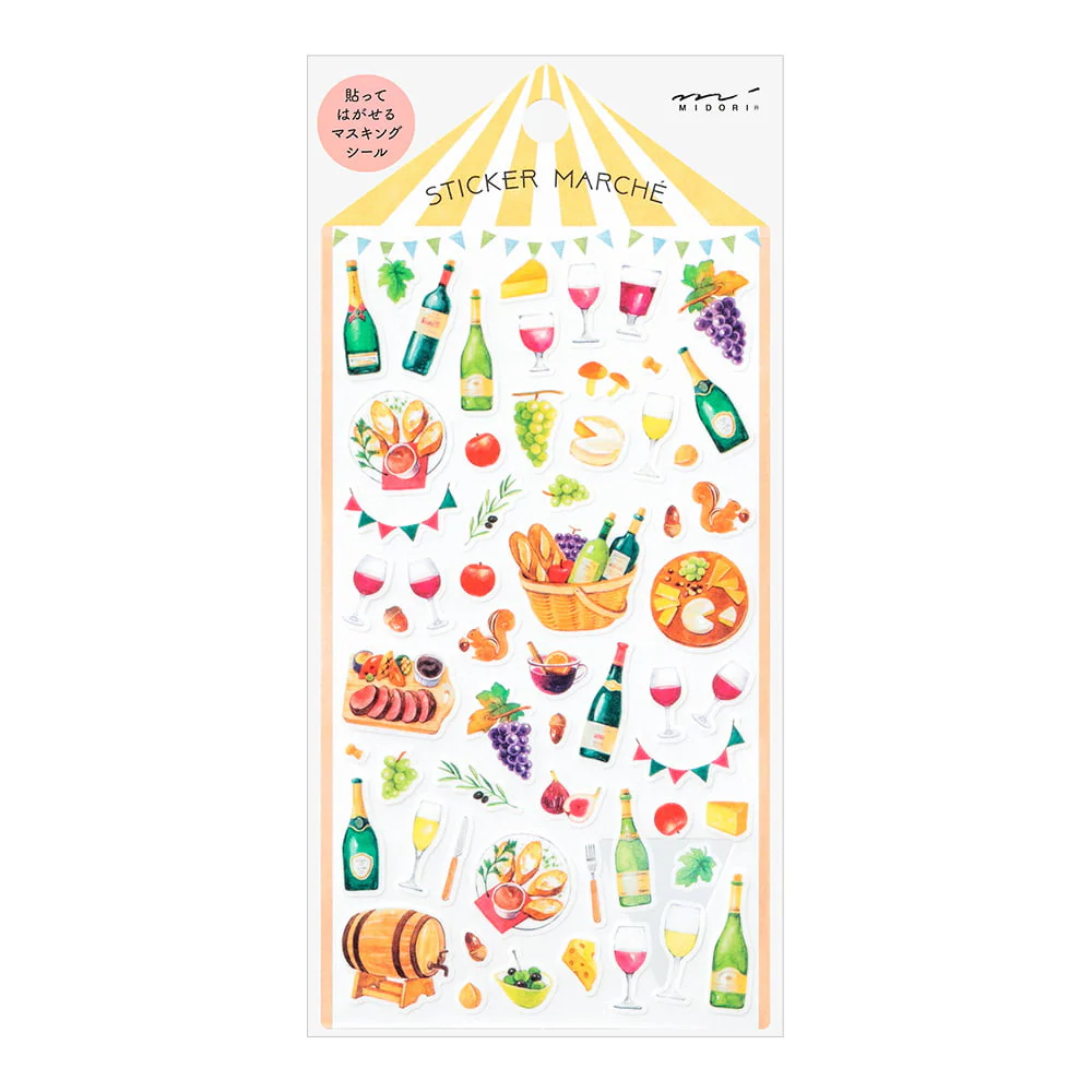 Stationary Sticker Wein