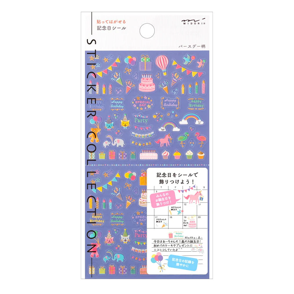 Sticker Anniversary Birthday