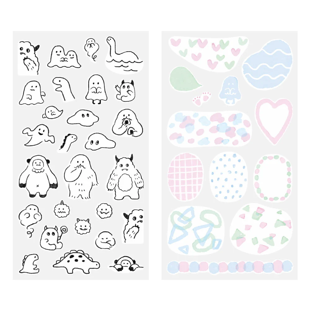 Sticker Collection 2 Blatt - Monster - Image 2