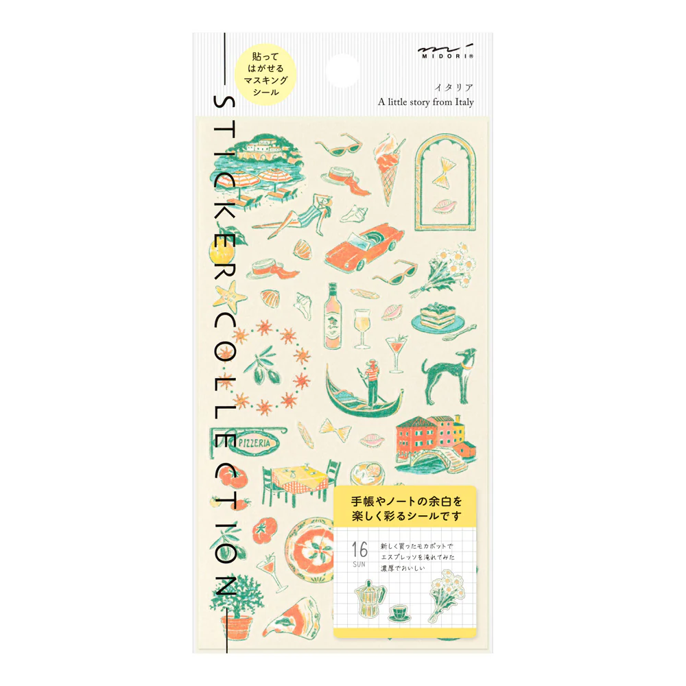 Sticker Italian Motifs