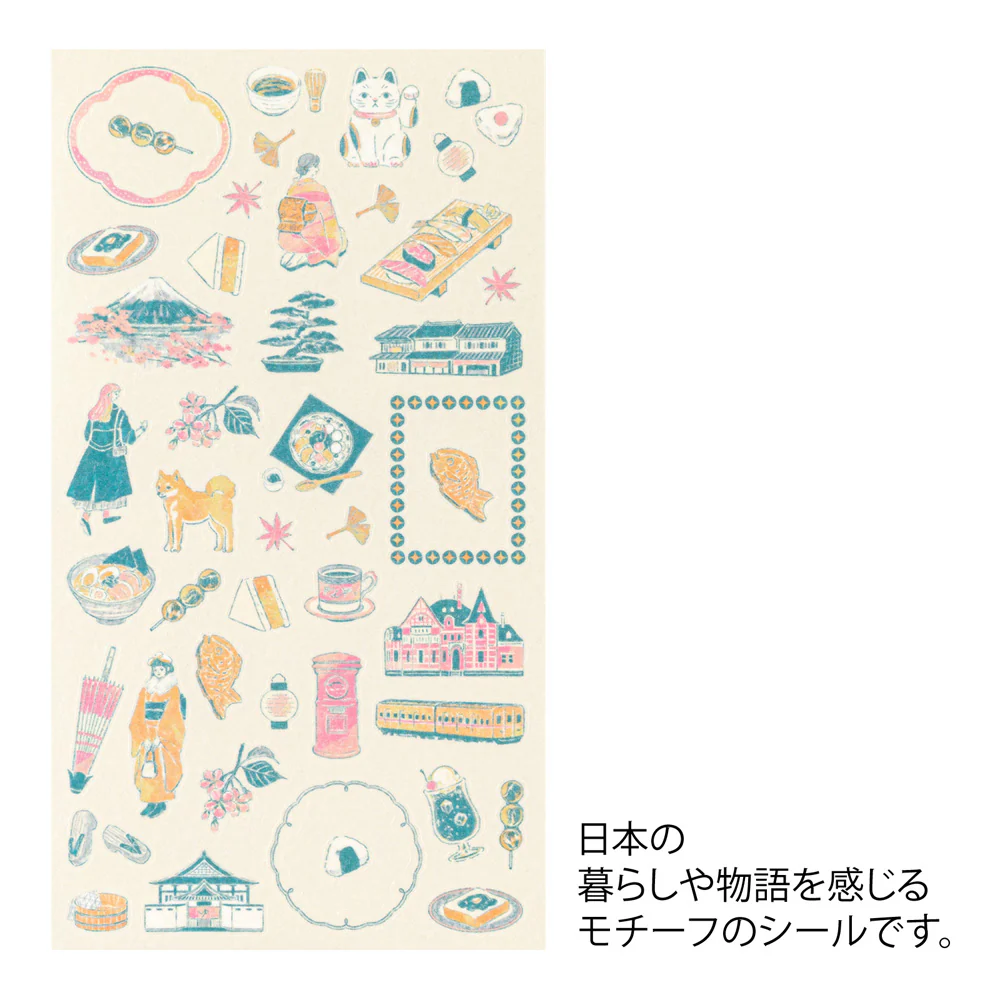 Sticker Japanese Motifs