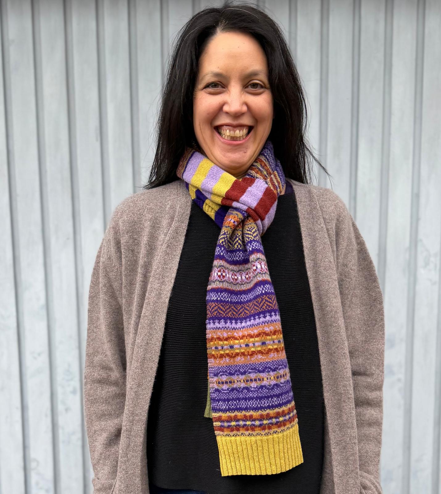 Stobo Scarf Mulberry