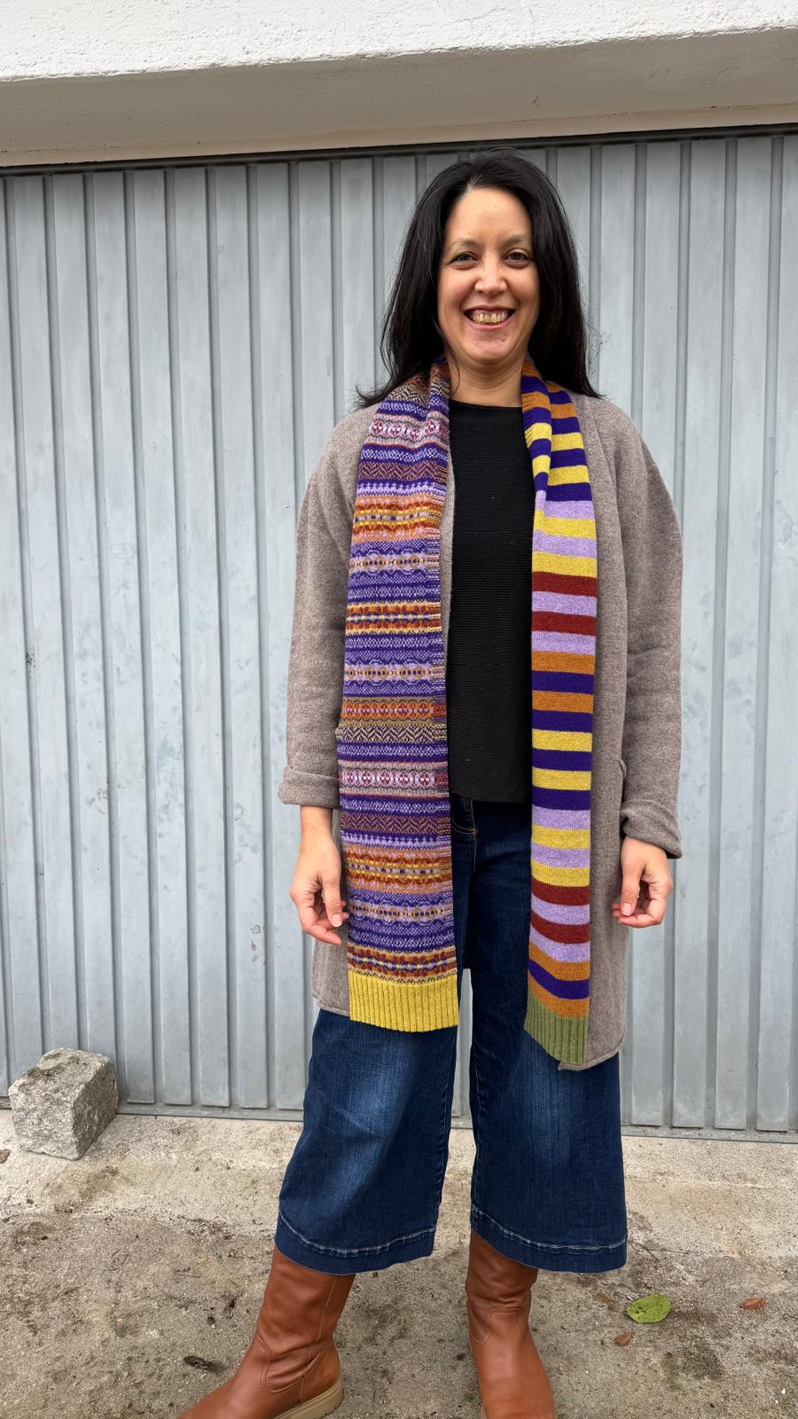 Stobo Scarf Mulberry - Image 2