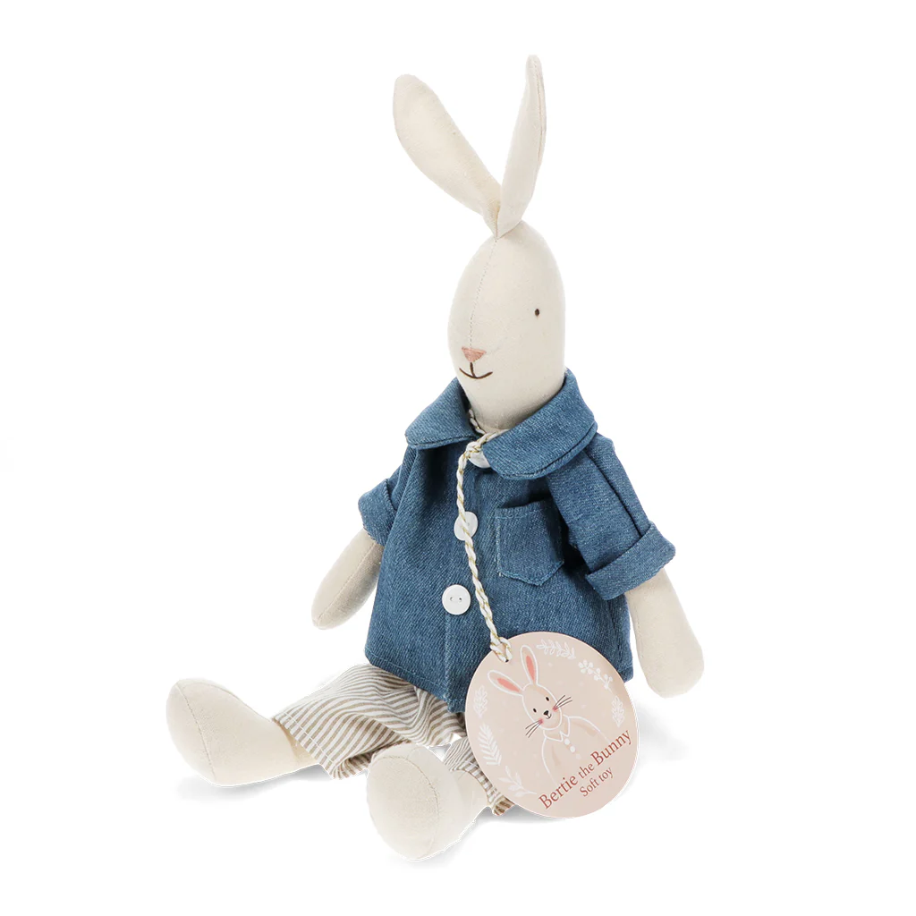 Stofftier Hase im blauen Anzug - Image 5