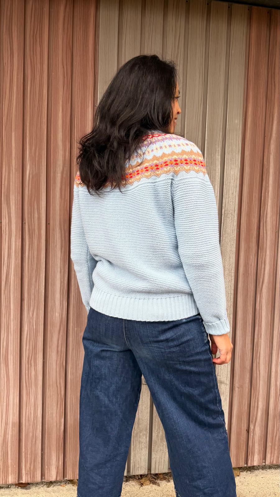 Stoneybrek Sweater Cornflower - Image 3