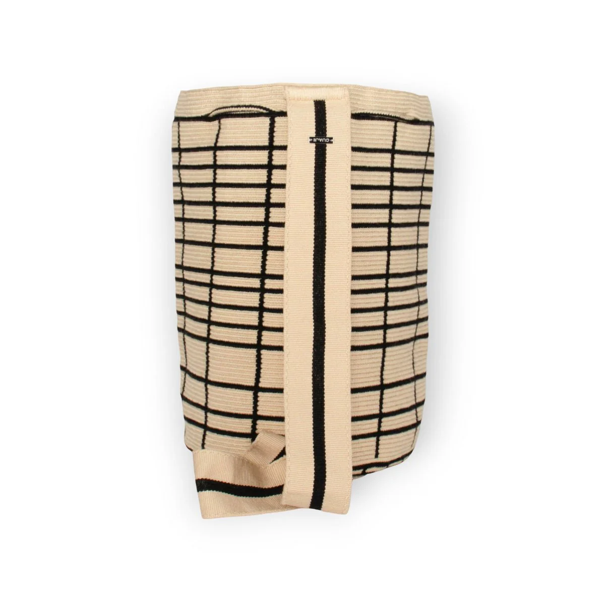 Stripe backpack | Black schwarz cremeweiß - Image 3