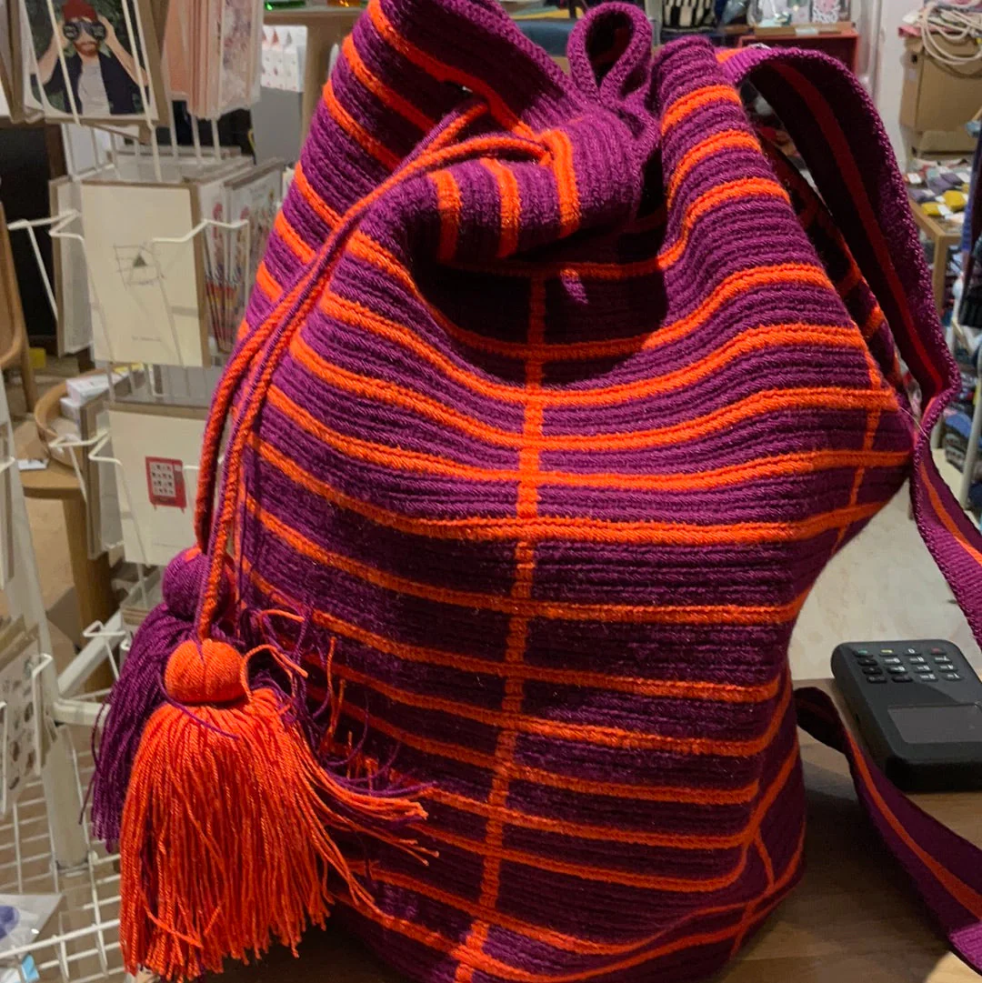 Stripe backpack | Cayenne - Image 4