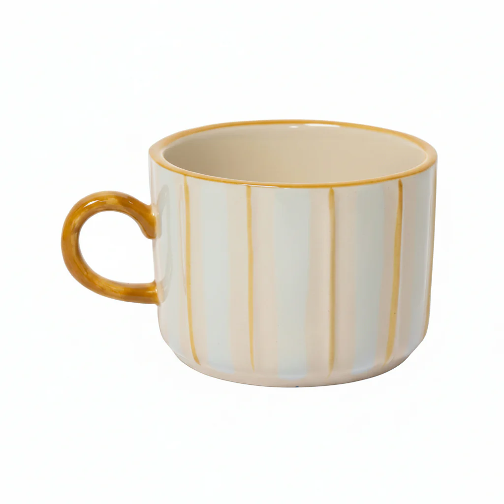 Tasse hellblau gelb | 350 ml
