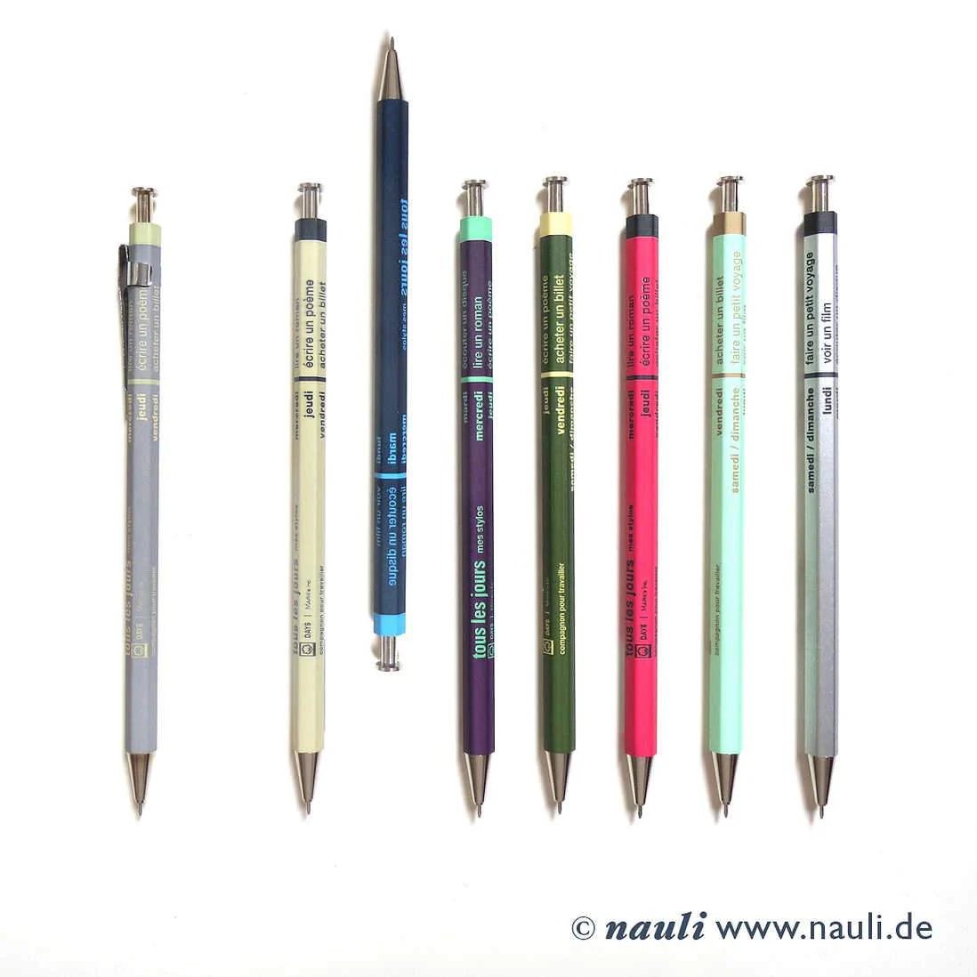 Tous les Jours bunte fein schreibende Kugelschreiber von Marks - Image 4