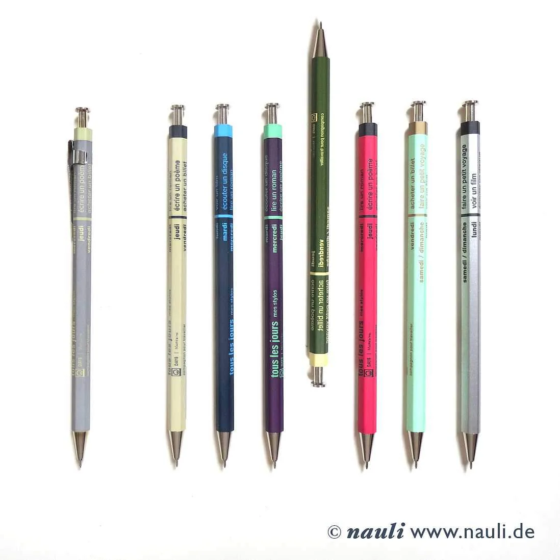 Tous les Jours bunte fein schreibende Kugelschreiber von Marks - Image 5