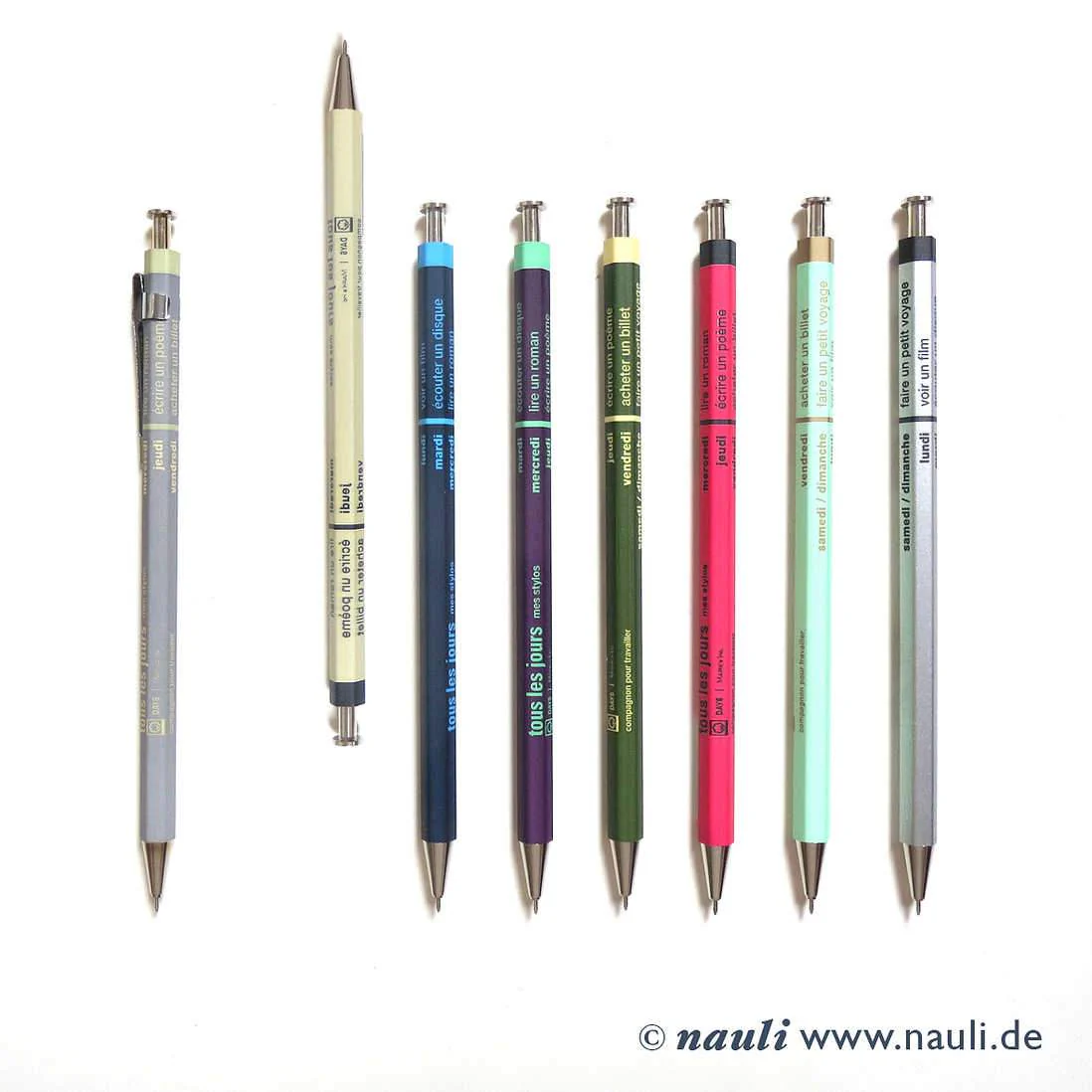 Tous les Jours bunte fein schreibende Kugelschreiber von Marks - Image 6