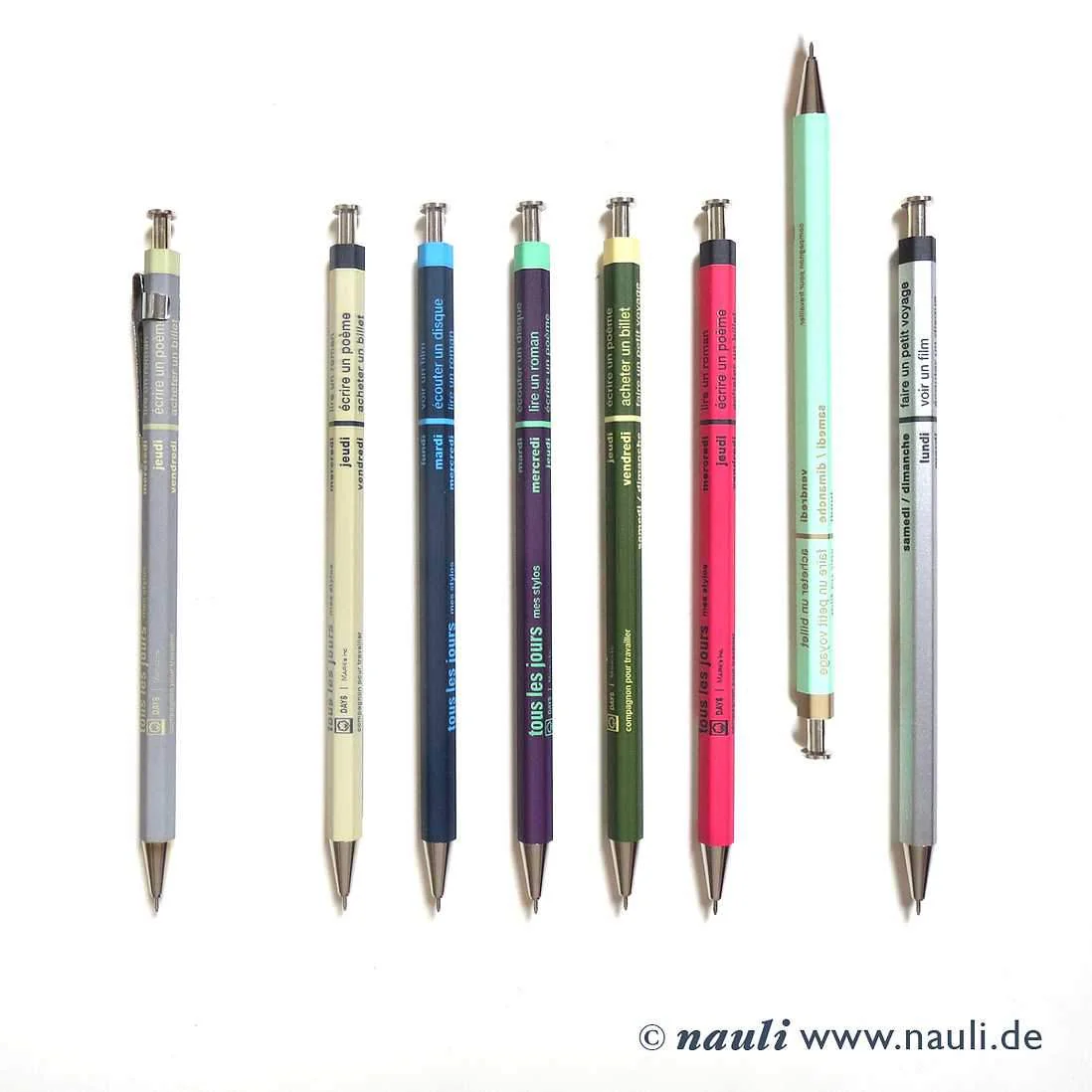 Tous les Jours bunte fein schreibende Kugelschreiber von Marks - Image 8