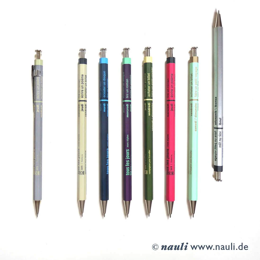 Tous les Jours bunte fein schreibende Kugelschreiber von Marks - Image 9