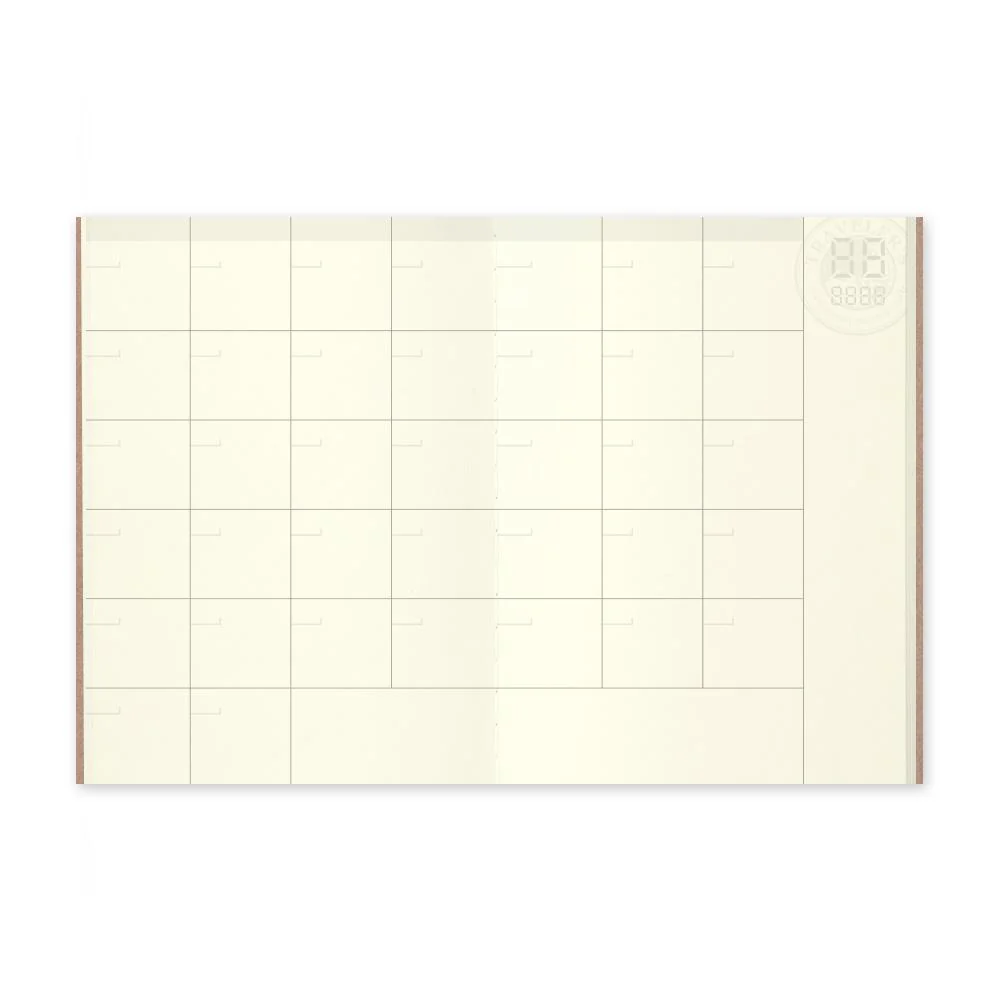 TRAVELER'S notebook Passport 006 Free Monthly Diary - Image 4