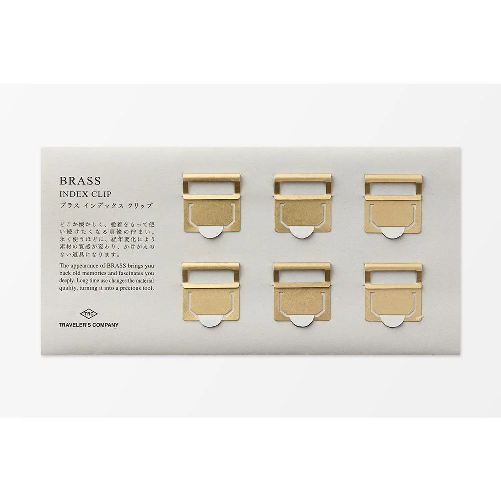 TRAVELER'S COMPANY Brass Index Clips - Image 4