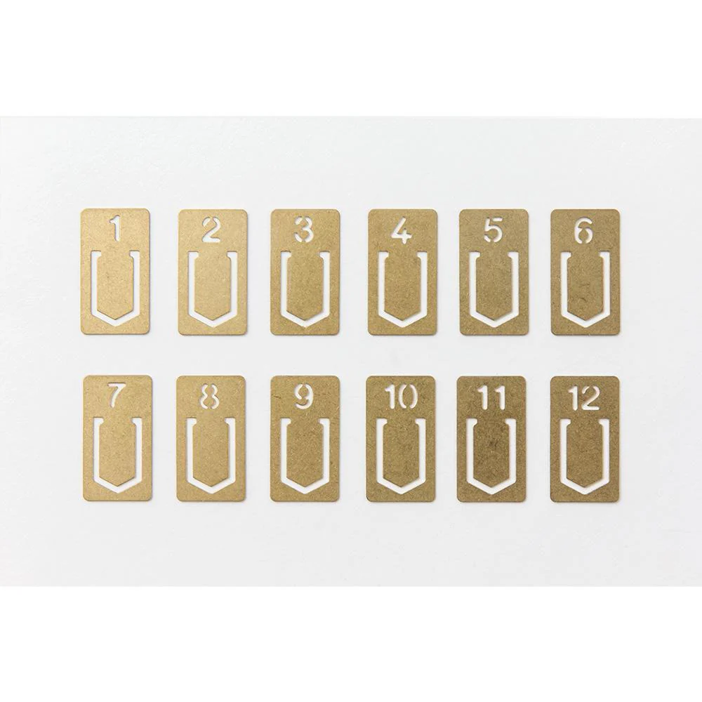 TRAVELER´S COMPANY Brass Number Clips - Image 4