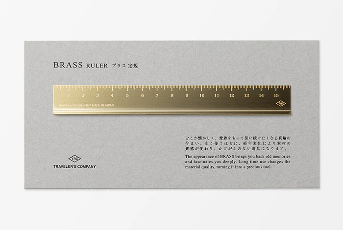 TRAVELER'S COMPANY Brass Ruler - Lineal - Image 2