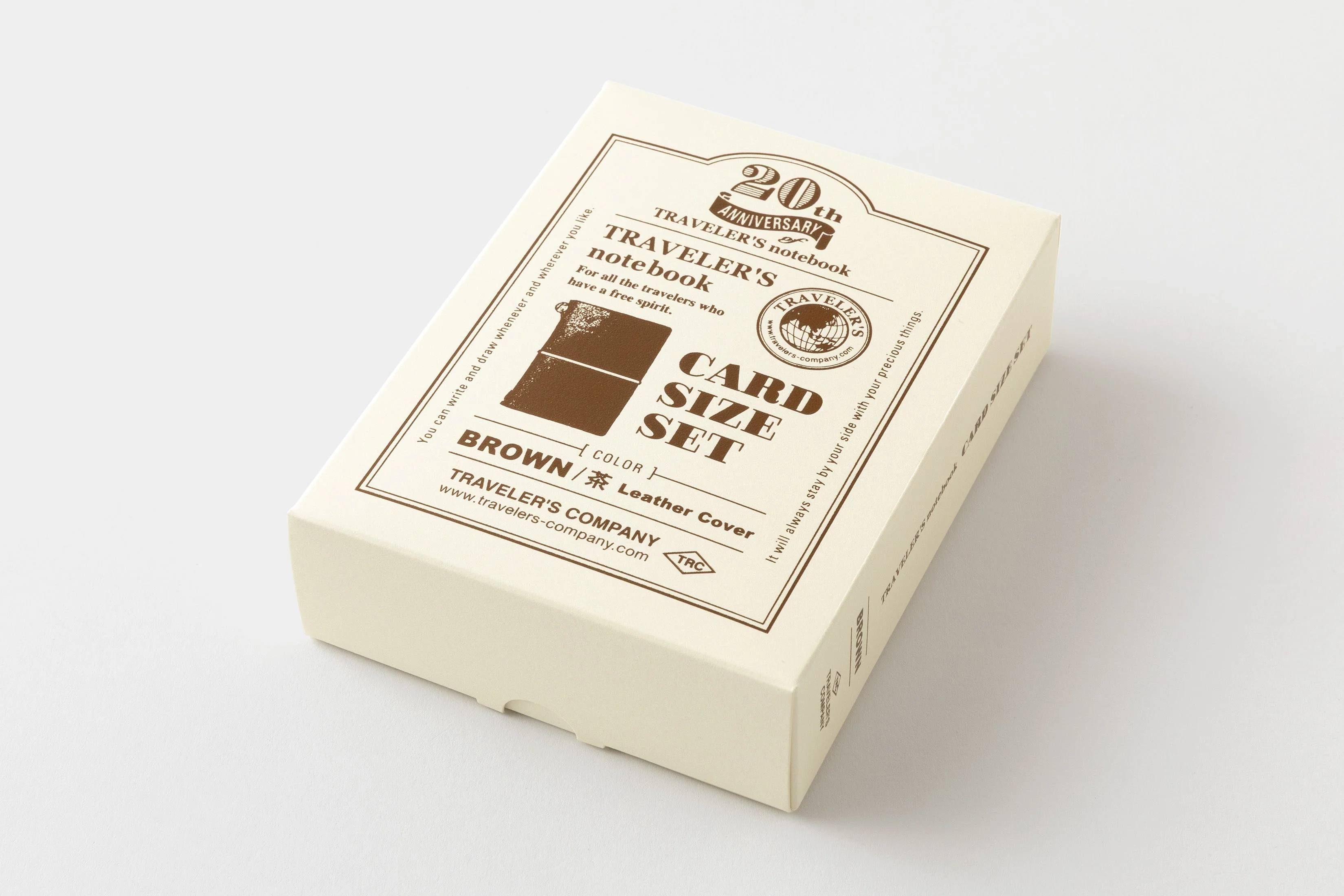TRAVELER'S notebook Card Size Set Brown | 20th Anniversary Edition - Image 16