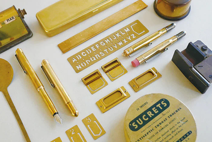 TRC Brass Ballpoint Pen | kompakter Messing Kugelschreiber - Image 4