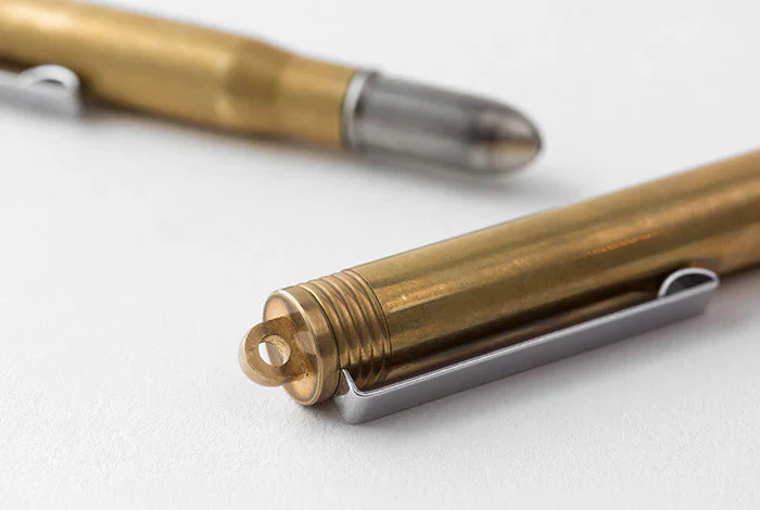 TRC Brass Ballpoint Pen | kompakter Messing Kugelschreiber - Image 7