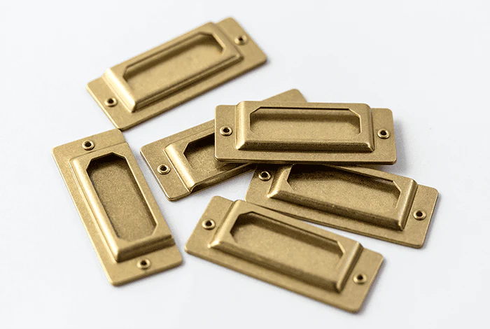 TRC Brass Label Plates - Messing Etikettenhalter - Image 4