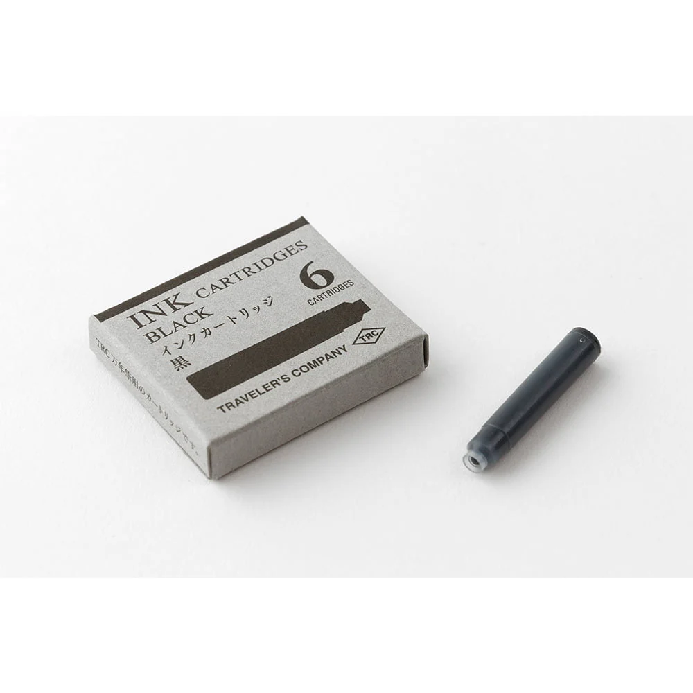 TRC Cartrige for Brass Fountain & Rollerball Pen Black - Image 3