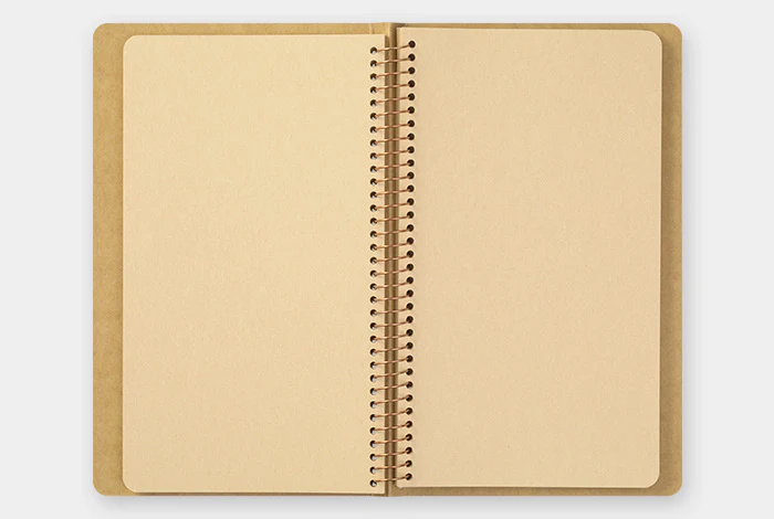 TRC SPIRAL RING NOTEBOOK A5 Slim DW Kraft - Image 2