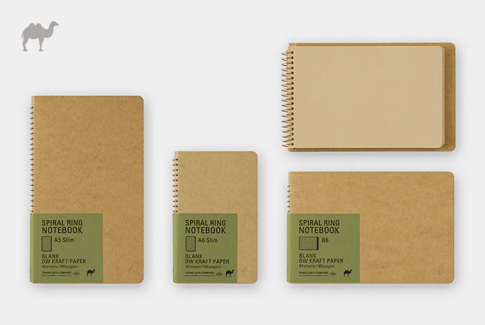 TRC SPIRAL RING NOTEBOOK A5 Slim DW Kraft - Image 6