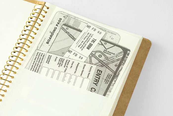 TRC SPIRAL RING NOTEBOOK A5 Slim Paper Pocket - Image 7