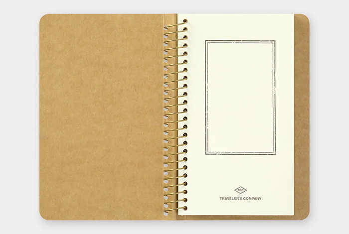 TRC SPIRAL RING NOTEBOOK A6 Slim Paper Pocket
