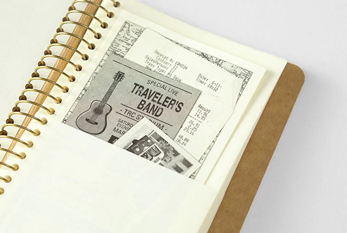 TRC SPIRAL RING NOTEBOOK A6 Slim Paper Pocket - Image 3