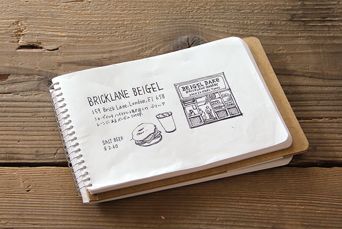 TRC SPIRAL RING NOTEBOOK B6 MD White - Image 10