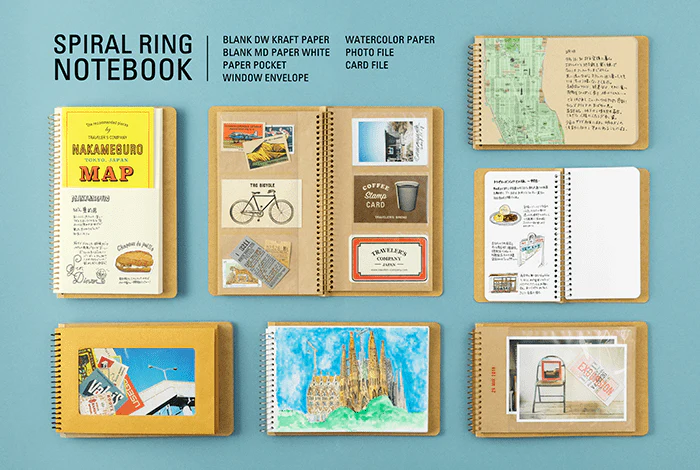 TRC SPIRAL RING NOTEBOOK B6 MD White - Image 2