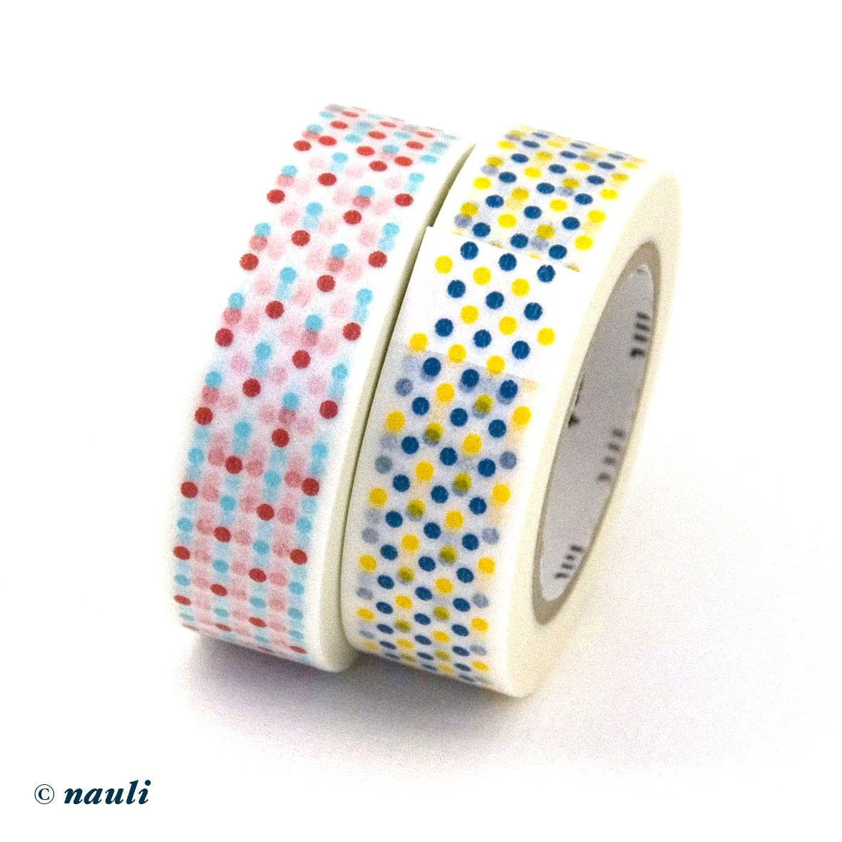 Washi Masking Tape marble scarlet gelb