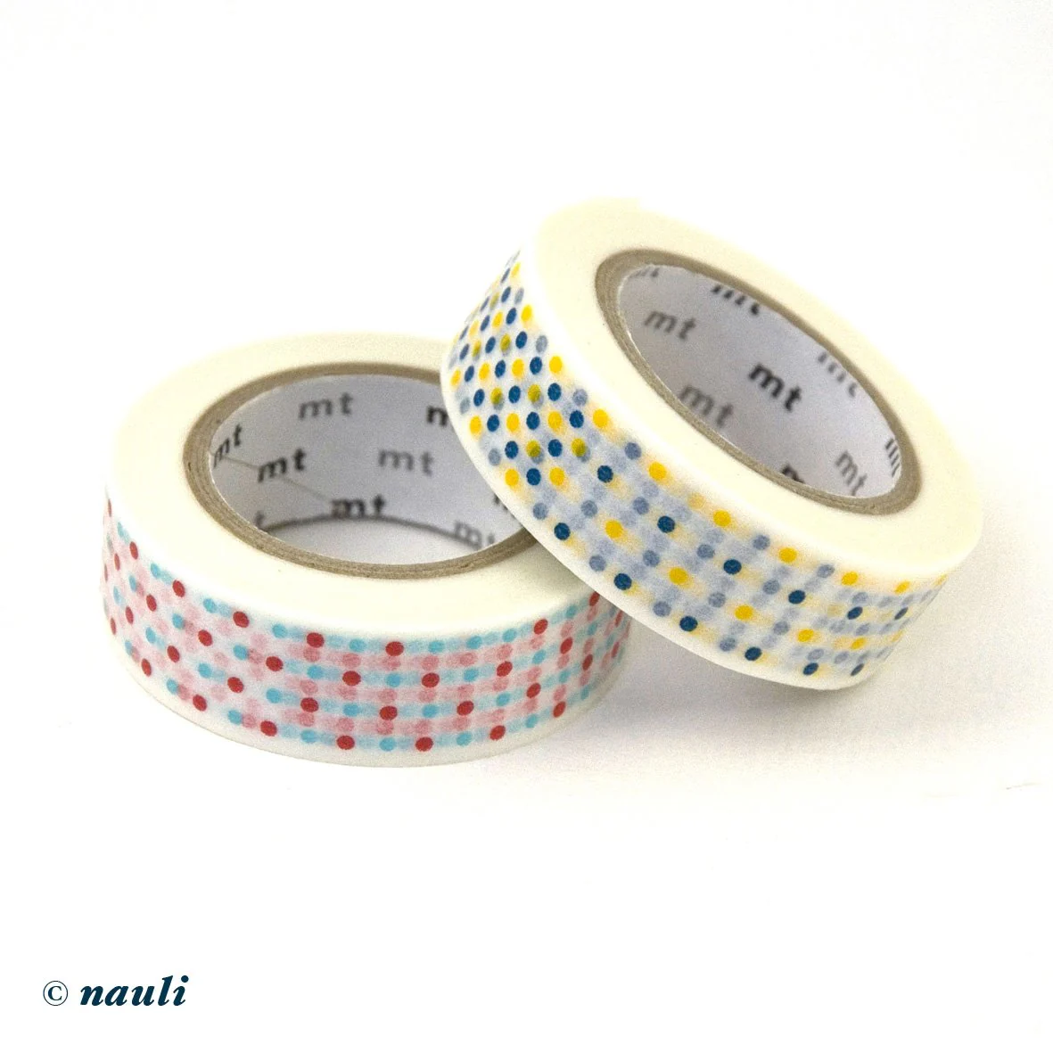 Washi Masking Tape marble scarlet gelb - Image 2