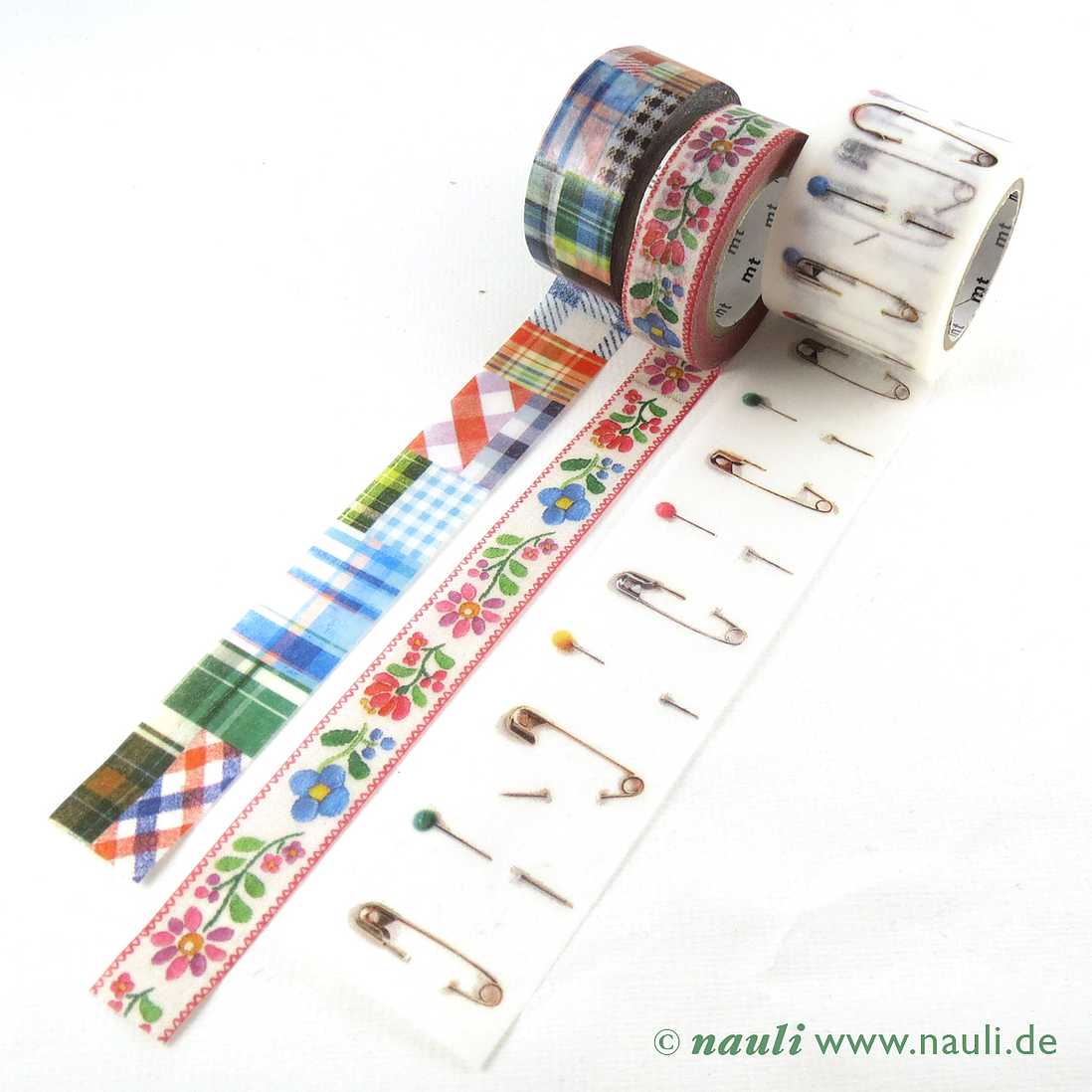 Washi Masking Tape Patchwork - Stickerei - Nadeln