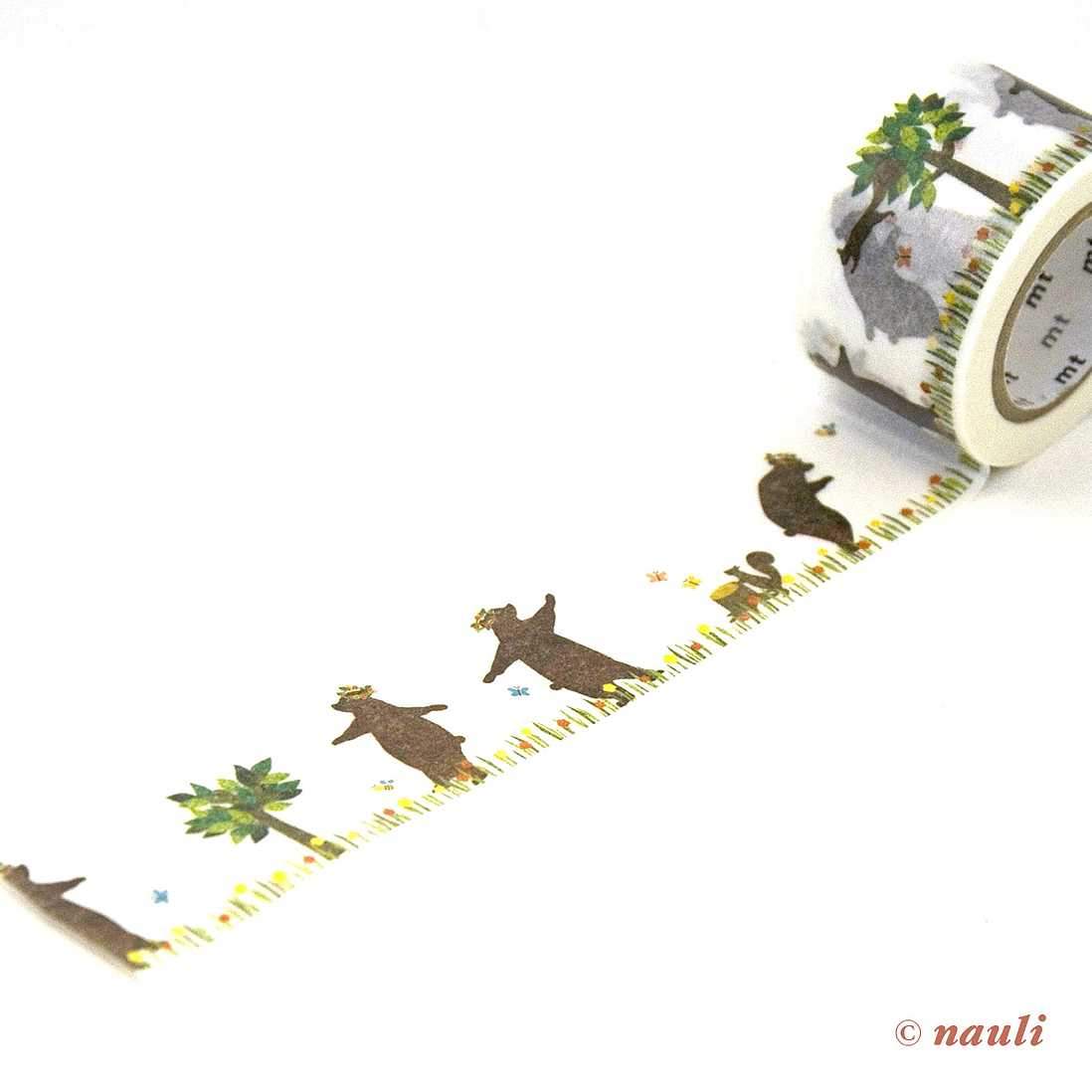 Washi Tape / Masking Tape - Hasen & Bären & Eichhörnchen - Image 3