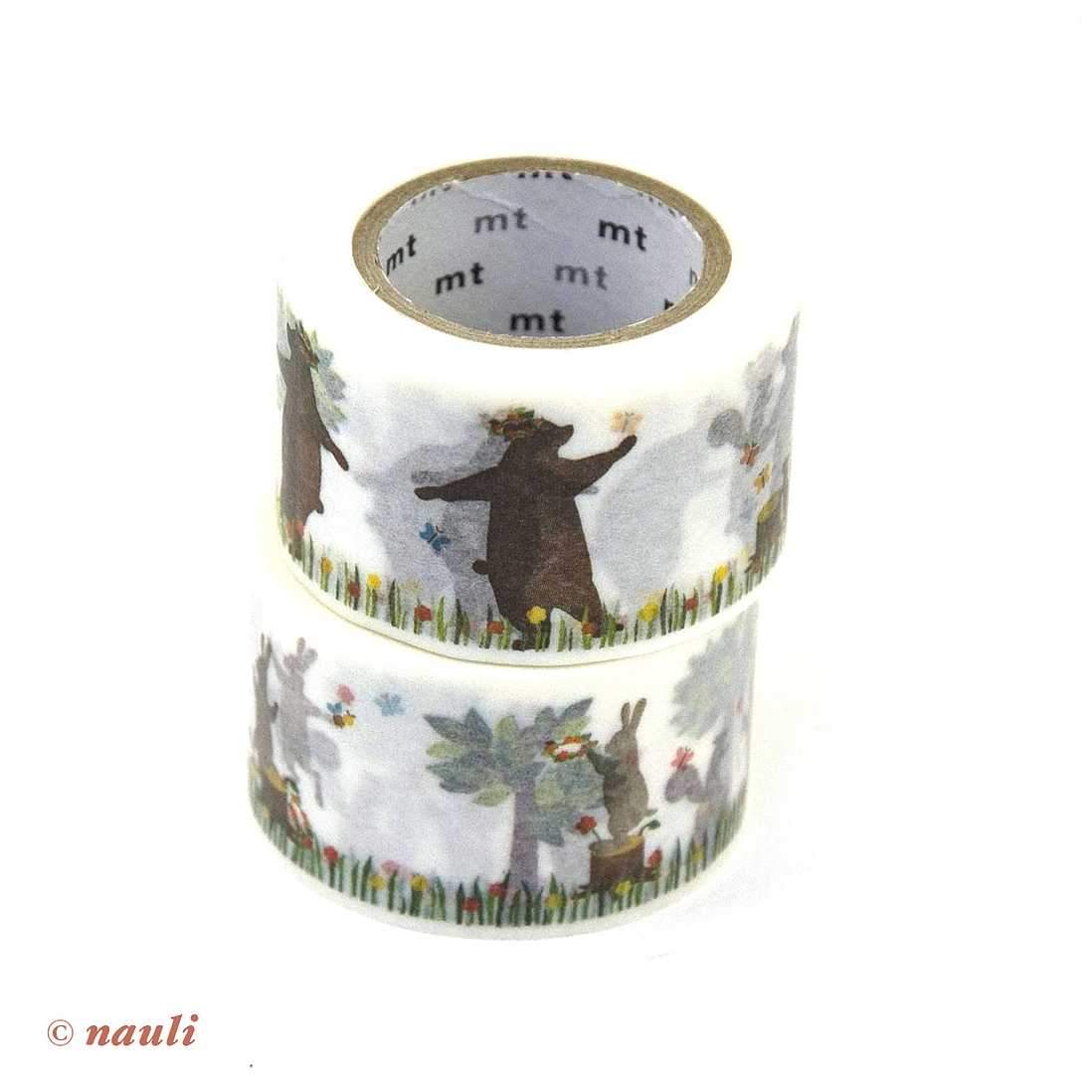 Washi Tape / Masking Tape - Hasen & Bären & Eichhörnchen - Image 4